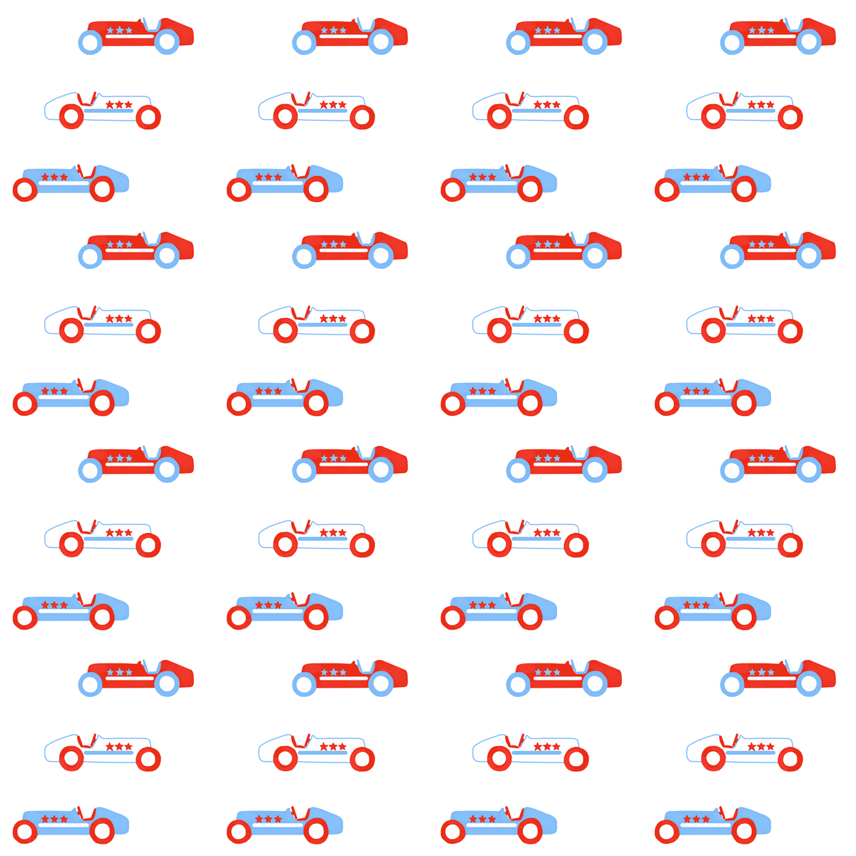 4th of July Vintage Car Bubble