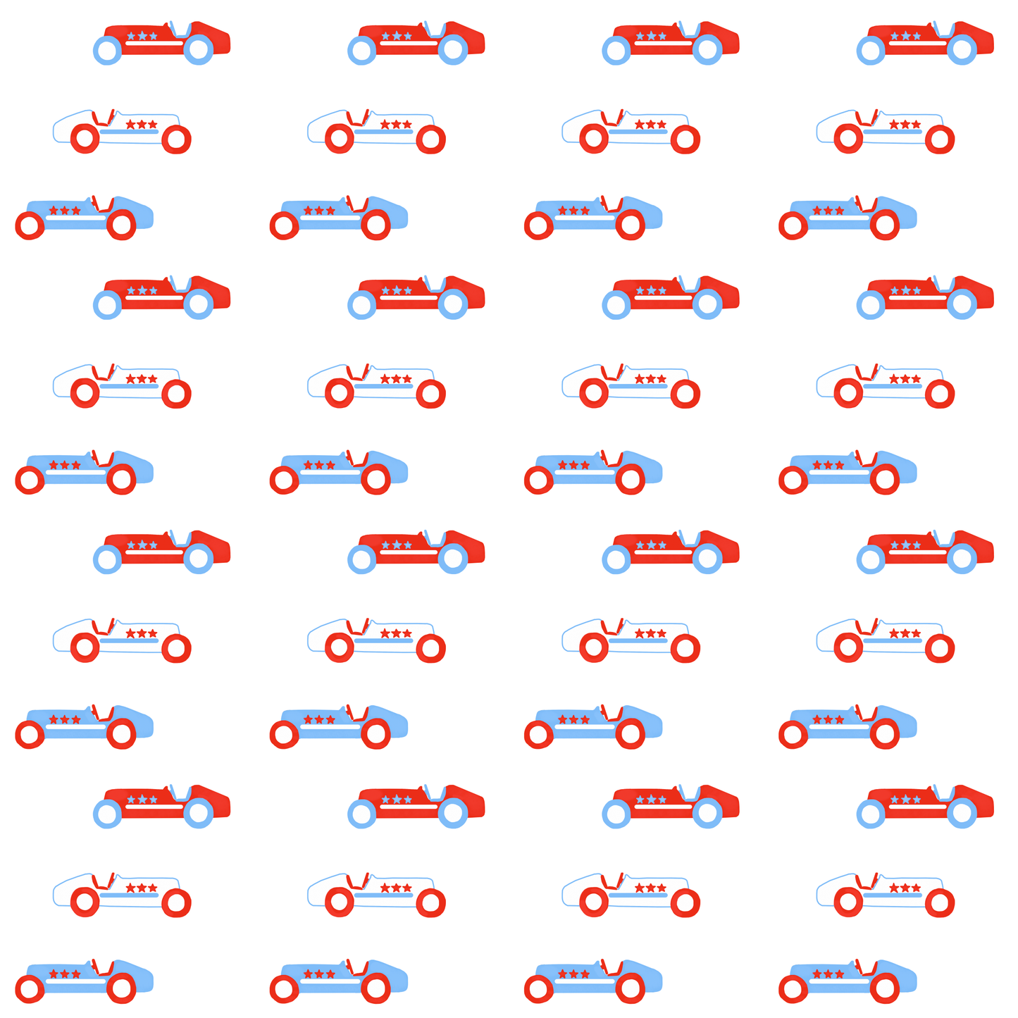 4th of July Vintage Car Bubble